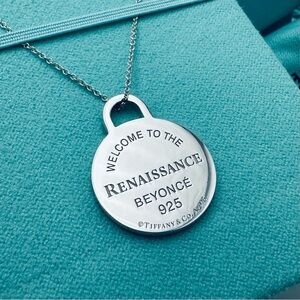 NEW Return to Tiffany & Co. Beyonce Renaissance Tour Collection Necklace 16”